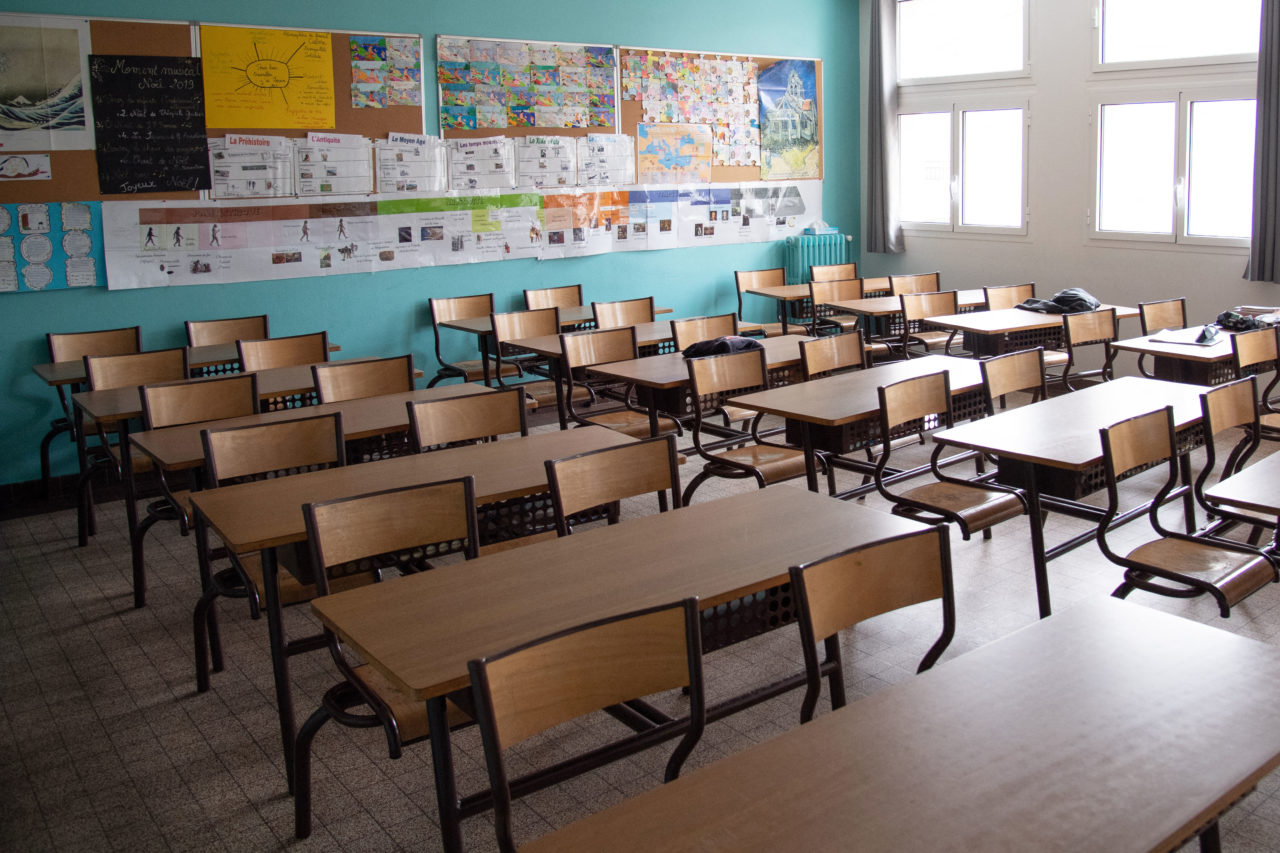 Students learning
